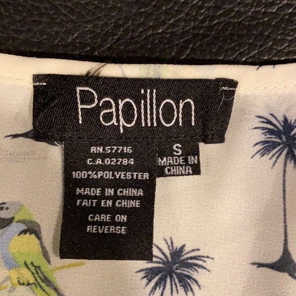 Papillon semi sheer top small - Picture 6 of 6